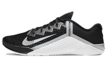 Nike Metcon 6 潮流训练鞋 男女同款 黑白灰 / Кроссовки Nike Metcon 6 CK9388-010