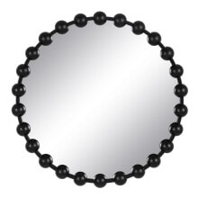 Настенное зеркало Чёрный Железо 63 x 4,5 x 63 cm