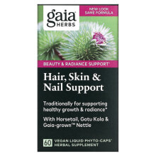 Витамины и БАДы для волос и ногтей Gaia Herbs