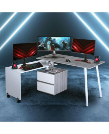 Simplie Fun rotating Multi-Positional Modern Desk