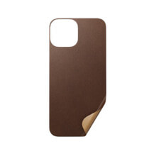 Nomad Leather Skin iPhone 13 Pro Braun