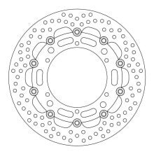 MOTO-MASTER Halo Yamaha 112136 Front Brake Disc