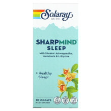 Витамины и БАДы для хорошего сна Solaray, SharpMind Sleep, 30 Vegcaps