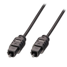 Lindy TosLink Cable (optical SPDIF), 0.5m аудио кабель 0,5 m Черный 35210