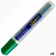 Liquid chalk marker Alpino Liquid Clipper Green (12 Units)
