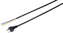 BASETech XR-1638089 кабель питания Черный 2 m Силовая вилка тип J