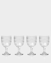 Euro Ceramica fez Wine Glasses, Set of 4