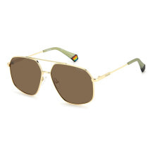 Купить мужские солнцезащитные очки Polaroid: Солнечные очки унисекс Polaroid Pld S Позолоченный