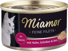 Купить влажные корма для кошек Miamor: Miamor Miamor Feine Filets puszka Kurczak i szynka - 100g