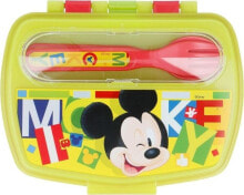 Disney Mickey Mouse - Lunchbox z kompletem sztućców uniwersalny