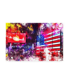 Trademark Global philippe Hugonnard NYC Watercolor Collection - American Colors Canvas Art - 15.5
