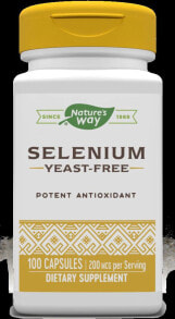 Nature's Way Selenium Yeast-Free Селен 200 мкг 100 капсул