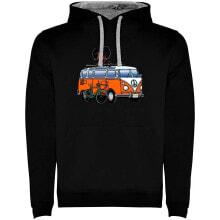 KRUSKIS Hippie Van Bike Two-Colour Hoodie