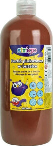 Купить краски для рисования для детей Strigo: Strigo Farba plakatowa STRIGO w butelce, 1000 ml brązowa