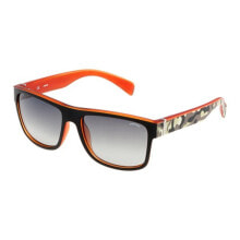 Мужские солнцезащитные очки Мужские очки солнцезащитные вайфареры черные оранжевые Sting SS654356W54P ( 49 mm)