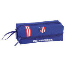 SAFTA Atletico Madrid 3 Zippers Pencil Case