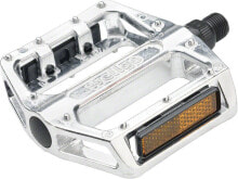 Купить педали для велосипедов Wellgo: Wellgo B087 Pedals - Platform, Aluminum, 9/16", Silver