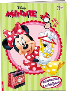 Раскраска для рисования Ameet Minnie. Kolorowanka z naklejkami