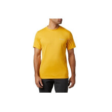 Мужские спортивные футболки мужская спортивная футболка желтая однотонная 	Columbia Zero Rules