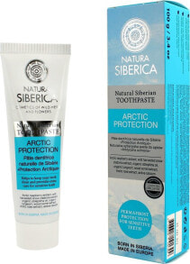 Зубная паста natura Siberica Arctic Protection Toothpaste Мягкая зубная паста для бережного ухода и защиты чувствительных зубов 100 мл