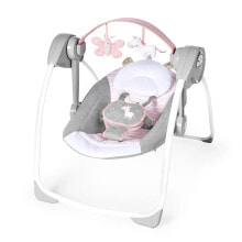 INGENUITY Flora The Unicorn Portable Swing