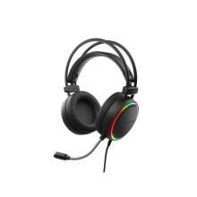Headphones with Microphone Genesis Neon 613 Black Multicolour