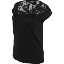 URBAN CLASSICS Top Lace short sleeve T-shirt