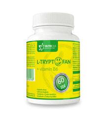 Витамины и БАДы для нервной системы Nutricius L-Trypt Fan Комплекс с L-триптофаном и витамином B6 для умственной деятельности, снижения стресса, усталости и истощения 60 таблеток