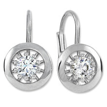 Ювелирные серьги charming silver earrings with crystals 436 001 00531 04