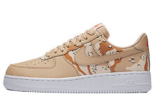 Nike Air Force 1 Low Desert Camo Bio Beige 低帮 板鞋 男款 浅棕白 / Кроссовки Nike Air Force 823511-202