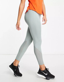 Nike Training – One Dri-FIT – Hochtaillierte 7/8-Leggings in Glimmergrün