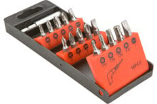 Биты для электроинструмента top Tools Końcówki wkrętakowe z uchwytem 16szt. (39D383)