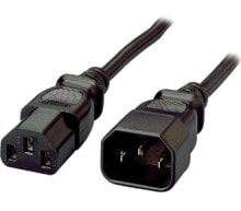 Аксессуары для сетевого оборудования Equip 112100 кабель питания Черный 1,8 m Разъем C13 Разъем C14