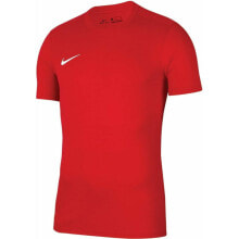 Short Sleeve T-Shirt DRI FIT Nike PARK 7 BV6741 657 Red