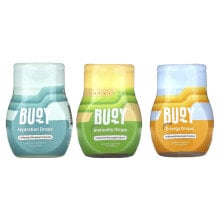 Drops Daily Wellness Bundle, Unflavored, 3 Pack, 2 fl oz (60 ml) Each