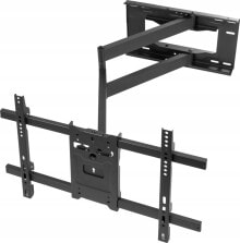 Brackets and racks for televisions and audio equipment