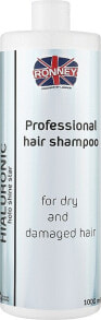 Feuchtigkeitsspendendes Shampoo mit Hyaluronsäure für trockenes und strapaziertes Haar - Ronney Professional Holo Shine Star Hialuronic Shampoo