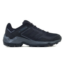Мужская спортивная обувь для треккинга Мужские кроссовки спортивные треккинговые черные текстильные низкие демисезонные Adidas Terrex Eastrail