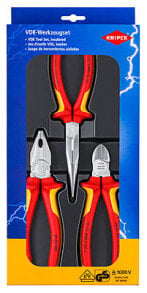 Наборы ручных инструментов набор электроизолированных инструментов Knipex 00 20 12 KN-002012 3 предмета