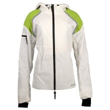 Купить женские пальто Diadora: Diadora Bright Be One Full Zip Running Jacket Womens White Casual Athletic Outer