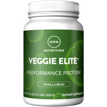 Сывороточный протеин mRM Smooth Veggie Elite Performance Protein Безглютеновый растительный протеин 1,020 г с ванильным вкусом