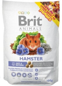 Наполнители и сено для грызунов Brit ANIMALS 100g CHOMIK COMPLETE