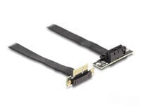 Riser Karte PCI Express x1 Stecker 90° gewinkelt zu Slot 90° mit Kabel - Cable - 0.3 m