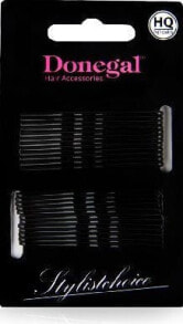 Заколки для волос donegal Hairpin HQ 5cm, black 24pcs 5091