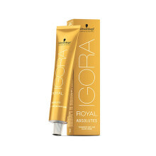 Permanent Dye Igora Royal Absolutes Schwarzkopf 7-10 (60 ml)