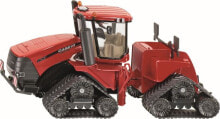 Игрушечные машинки и техника для мальчиков Трактор гусеничный Siku Case Quadtrac 600 , цвет красный,3275