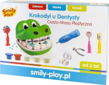 Пластилин и масса для лепки для детей Smily Play Ciasto-Masa Plastyczna Krokodyl u dentysty