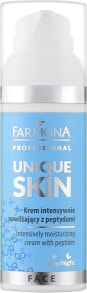 Intensiv feuchtigkeitsspendende Creme mit Peptiden - Farmona Professional Unique Skin Intensively Moisturizing Cream With Peptides