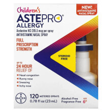 Children's Allergy, Antihistamine Nasal Spray, Age 6+, Fragrance-Free, 0.78 fl oz (23 ml)