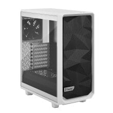 Купить компьютерные корпуса для игровых ПК Fractal Design Europe (HQ): Fractal Design Meshify 2 Compact - Tower - PC - White - ATX - micro ATX - Mini-ITX - Steel - Tempered glass - Gaming